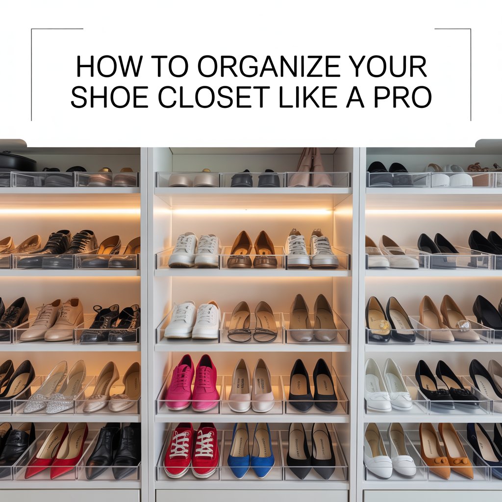 How to Organize Your Shoe Closet Like a Pro