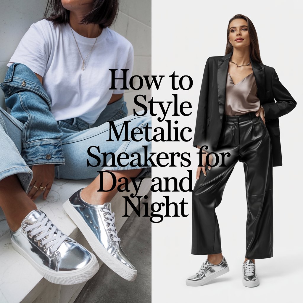 How to Style Metallic Sneakers for Day and Night