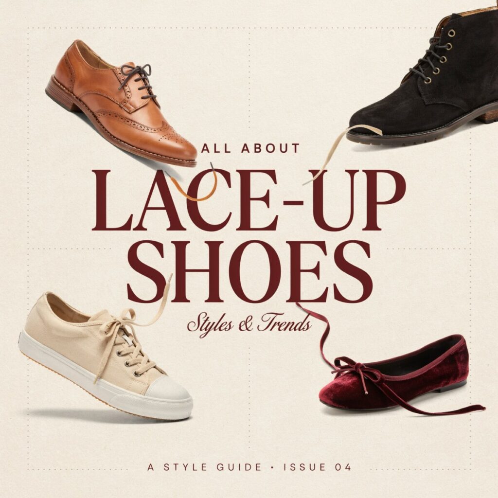 All About Lace-Up Shoes Styles and Trends